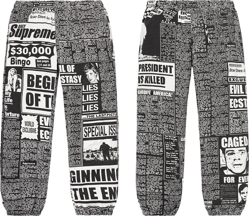 Newsprint Skate Pant
